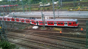 Entgleiste S-Bahn 14.09.2010